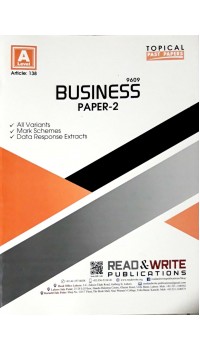 A/L Business Studies Paper - 2 (Topical) Article No. 138
